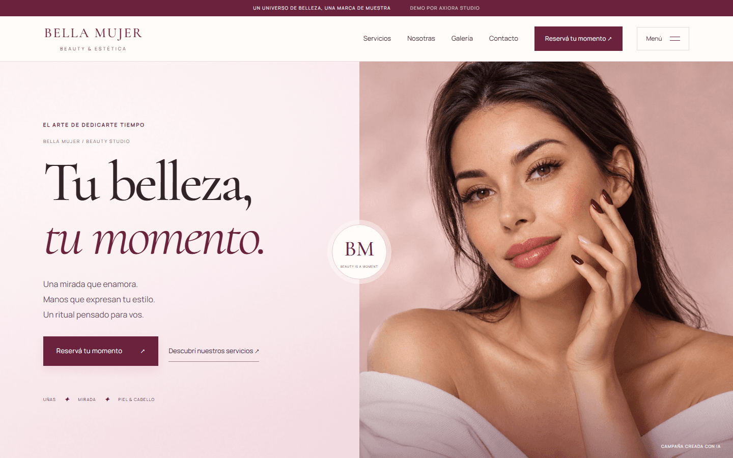 Bella Mujer — Hero