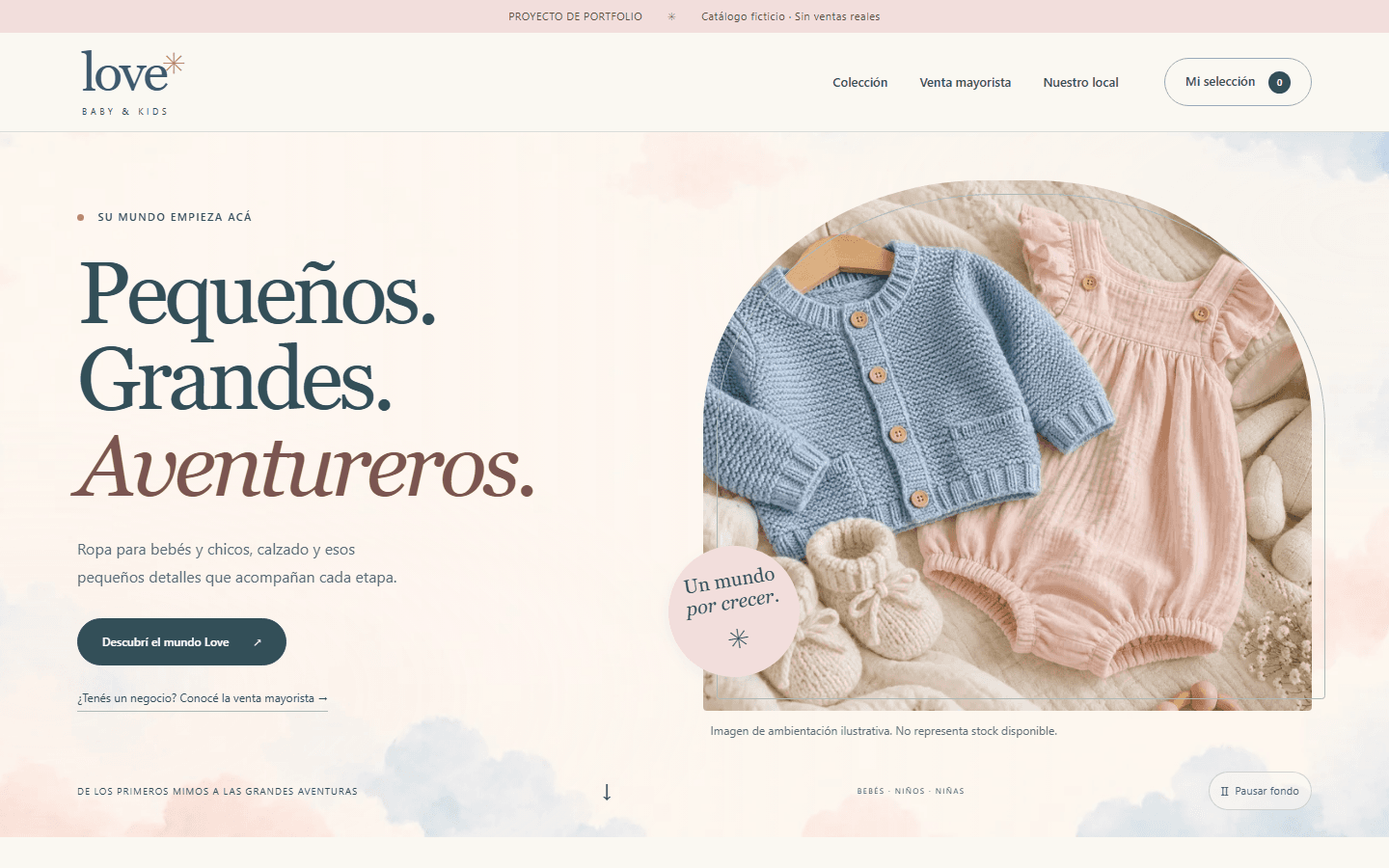 Love Baby Kids — Hero